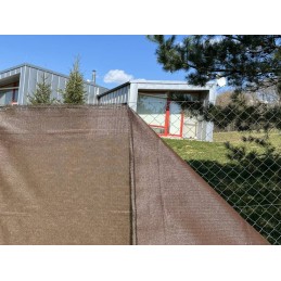 Stínící sítě PloteS 150g/m2, hnědá