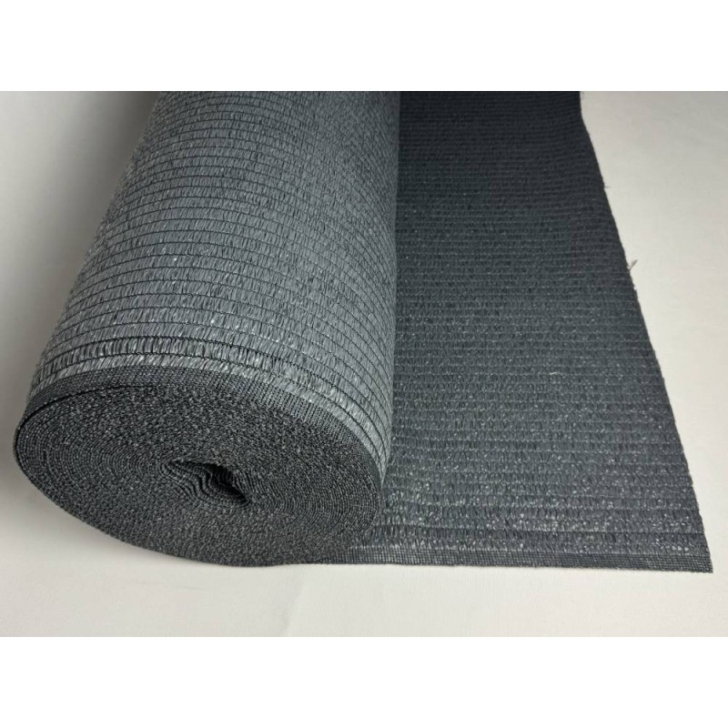 Stínící tkanina SuperPloteS stínivost 100%, tmavě. šedá - role