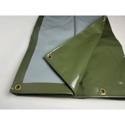 plachta s oky, MIKEL, PVC 550g/1m²