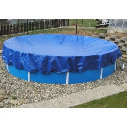 Mikel Krycí plachta na bazén, modrá